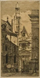 Saint-Étienne-du-Mont, Paris, des Eaux-fortes sur Paris